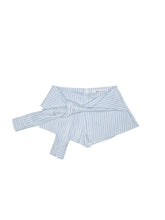 Faux Two-Piece Buttoned Slim Fit Shirt & Skirt Set